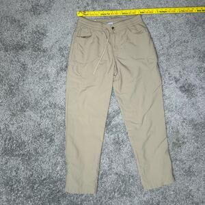 Columbia Women's Hiking Pants Size Medium Inseam 27 beige